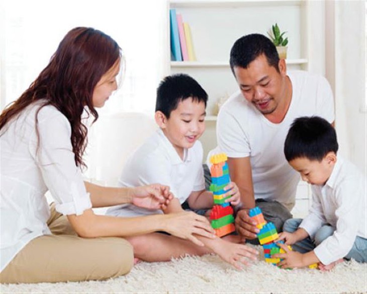 cha mẹ cần giành thời gian cho con